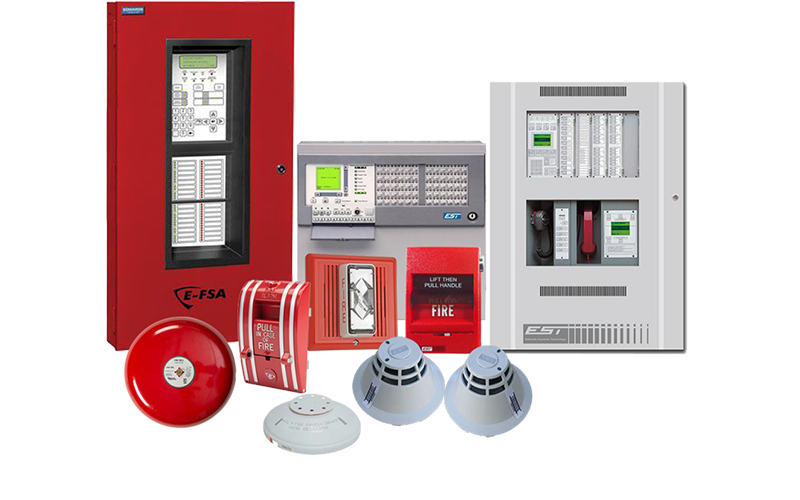 sistemas de deteccion de humo y fuego kit de seguridad contra incendios, panel central y perifericos